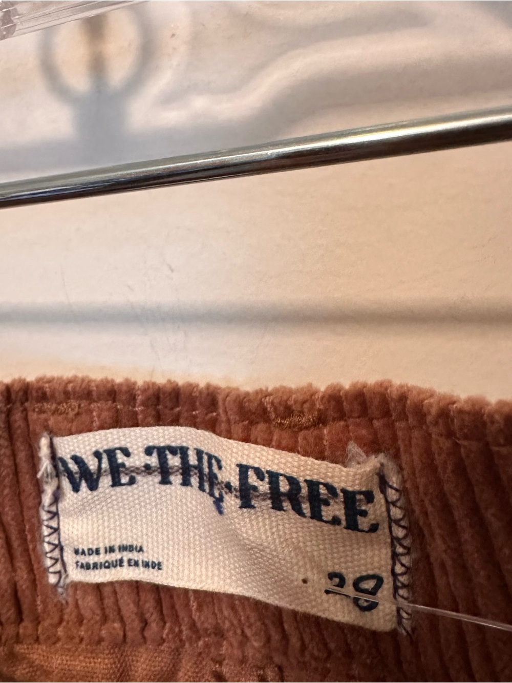 Free People We The Free Good Luck Mid-Rise Cord Barrel Jeans - Picture 6 of 7